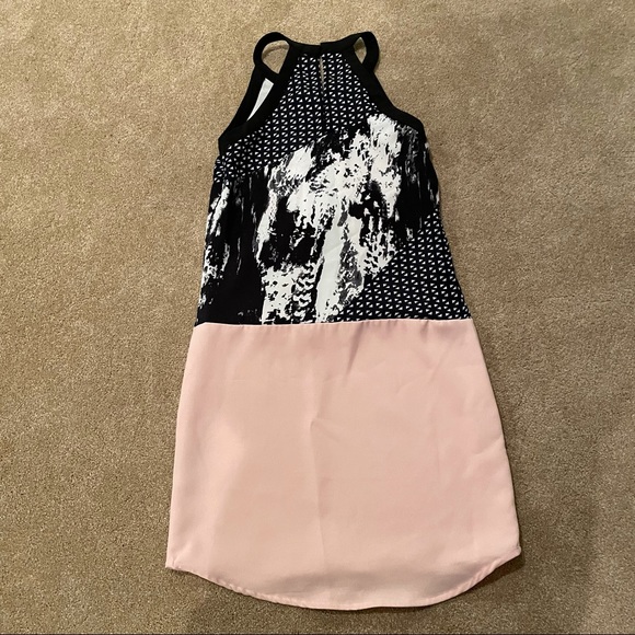 Adelyn Rae Mixed Print Racerback dress - Picture 6 of 16